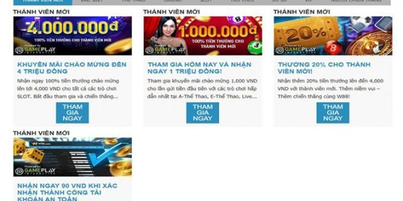 Lưu ý nhận khuyến mãi WW88